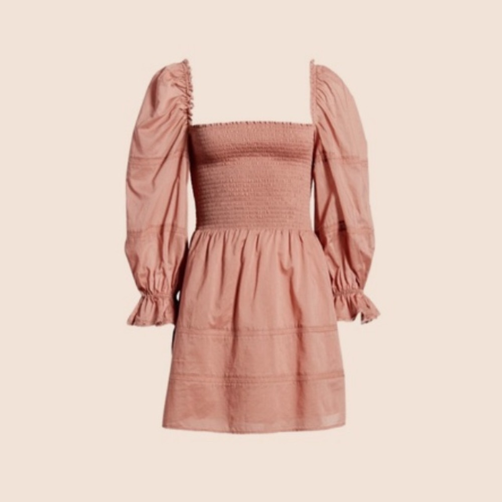 Reformation Praline Dunes Mini Dress